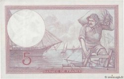 5 Francs FEMME CASQUÉE modifié FRANCIA  1939 F.04.14 SPL+