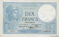 10 Francs MINERVE modifié FRANCE  1939 F.07.01