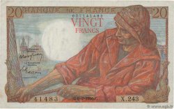 20 Francs PÊCHEUR FRANCE  1950 F.13.17 VF+