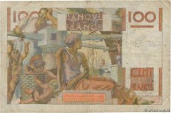 100 Francs JEUNE PAYSAN filigrane inversé FRANCE  1954 F.28bis.05 TB