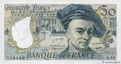 50 Francs QUENTIN DE LA TOUR FRANCE  1979 F.67.04