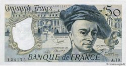 50 Francs QUENTIN DE LA TOUR FRANCE  1980 F.67.06 TTB