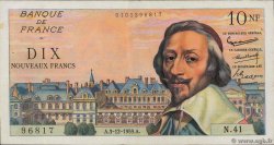 10 Nouveaux Francs RICHELIEU FRANCE  1959 F.57.04 pr.SUP
