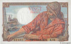 20 Francs PÊCHEUR FRANCE  1943 F.13.05