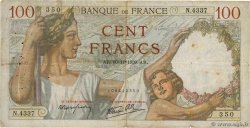 100 Francs SULLY FRANCE  1939 F.26.16 G