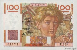 100 Francs JEUNE PAYSAN FRANCE  1946 F.28.11