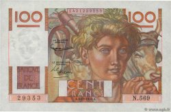 100 Francs JEUNE PAYSAN FRANCE  1953 F.28.40