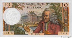 10 Francs VOLTAIRE FRANCE  1968 F.62.33