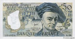 50 Francs QUENTIN DE LA TOUR FRANCE 1982 F.67.08