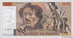 100 Francs DELACROIX imprimé en continu FRANCE  1990 F.69bis.02a NEUF