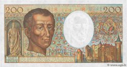200 Francs MONTESQUIEU FRANCE  1987 F.70.07 UNC