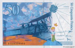 50 Francs SAINT-EXUPÉRY modifié FRANCE  1996 F.73.03 UNC