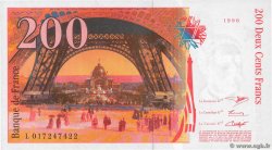 200 Francs EIFFEL FRANCE  1996 F.75.02 UNC