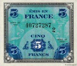 5 Francs DRAPEAU FRANCE  1944 VF.17.02 SUP