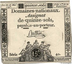 15 Sols FRANCE  1793 Ass.41a