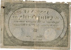 500 Livres FRANCE  1794 Ass.47a F+