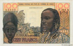 100 Francs WEST AFRICAN STATES  1966 P.101Ag AU