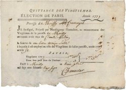 1 Livre 13 Sols FRANCE régionalisme et divers Moissy Cramayel 1777 