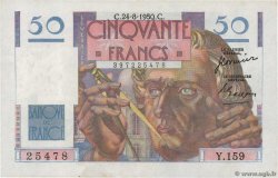 50 Francs LE VERRIER FRANCE  1950 F.20.16