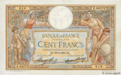 100 Francs LUC OLIVIER MERSON grands cartouches FRANCE  1934 F.24.13 VF+