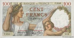 100 Francs SULLY FRANCE  1939 F.26.12 SPL