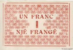 1 Franc Petit numéro ALBANIA  1917 PS.146a AU