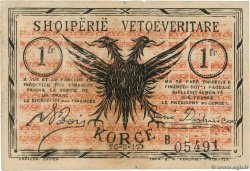 1 Franc ALBANIA  1917 PS.144a F