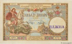 1000 Dinara Faux YUGOSLAVIA  1920 P.023x2