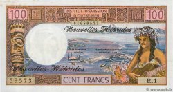 100 Francs NEW HEBRIDES  1977 P.18d UNC-