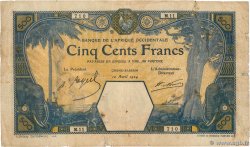 500 Francs GRAND-BASSAM FRENCH WEST AFRICA Grand-Bassam 1924 P.13D G
