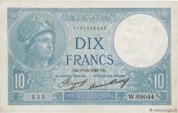10 Francs MINERVE FRANCE  1936 F.06.17 pr.TTB