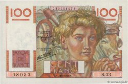 100 Francs JEUNE PAYSAN FRANCIA  1946 F.28.03 SC+