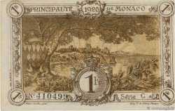 1 Franc MONACO  1920 P.04b VF+