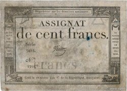 100 Francs FRANCE  1795 Ass.48a F+