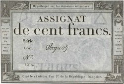 100 Francs FRANCE  1795 Ass.48a XF