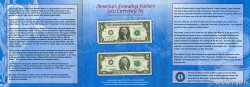 1 et 2 Dollars Set de présentation UNITED STATES OF AMERICA Minneapolis 2003 P.516b et 530