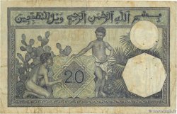 20 Francs ALGÉRIE  1919 P.078a TB