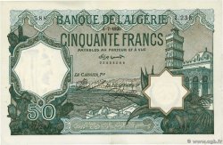 50 Francs ALGERIA  1920 P.080a XF-