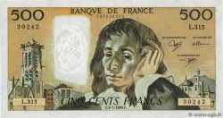 500 Francs PASCAL FRANKREICH  1990 F.71.44 fST+