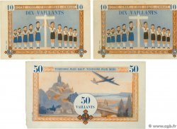 10 et 50 Vaillants Lot FRANCE Regionalismus und verschiedenen  1930  SS