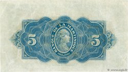 5 Francs MARTINIQUE  1942 P.16b MBC+