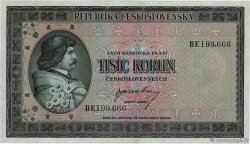 1000 Korun TSCHECHOSLOWAKEI  1945 P.065a