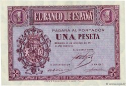 1 Peseta SPAIN  1937 P.104a AU+