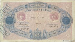 500 Francs BLEU ET ROSE FRANCE  1920 F.30.24 B+