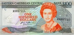 100 Dollars EAST CARIBBEAN STATES  1985 P.25l1 UNC-