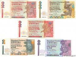 20, 50, 100 et 500 Dollars Lot HONG KONG  2012 P.280c, P281c, P.282a, P.285b et P.287a F