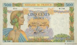 500 Francs LA PAIX FRANCE  1940 F.32.05
