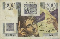 500 Francs CHATEAUBRIAND FRANCE  1945 F.34.02 TB
