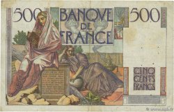 500 Francs CHATEAUBRIAND FRANCE  1945 F.34.02 F