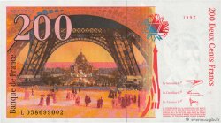 200 Francs EIFFEL FRANCE  1997 F.75.04b AU